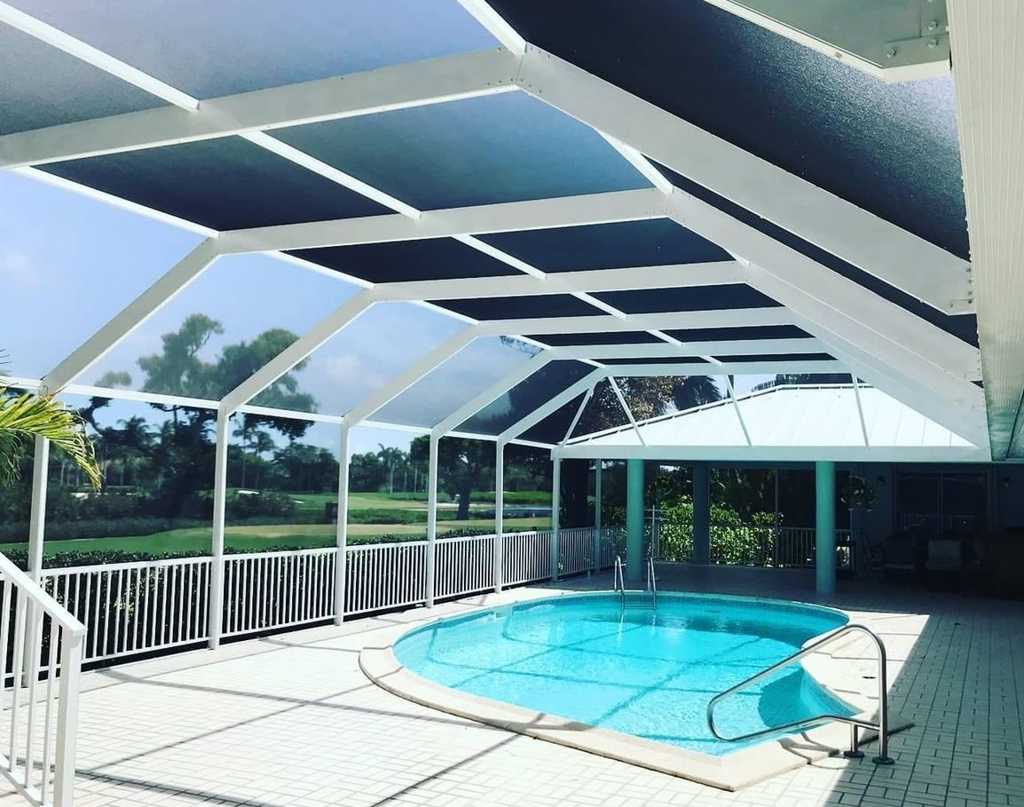 Pool enclosure detail