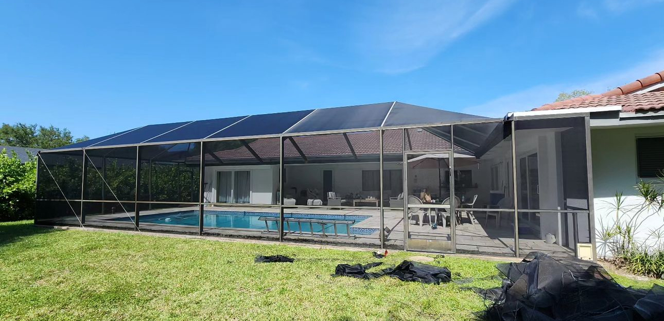 Pool enclosure project 1