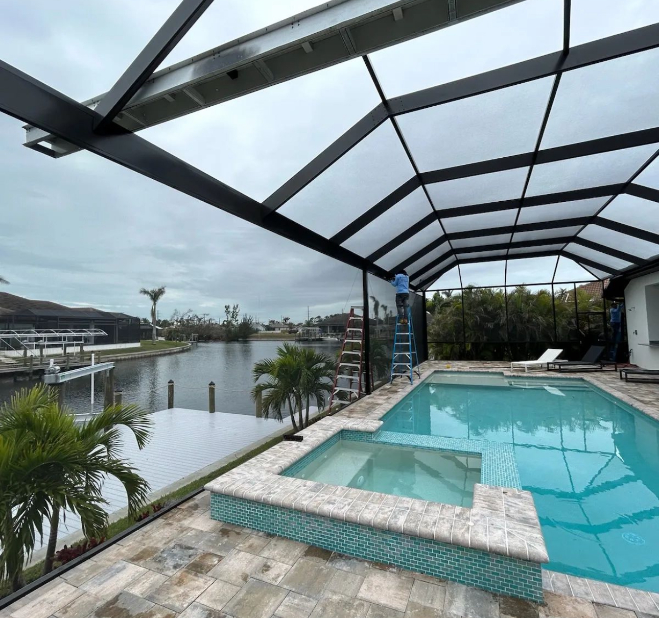 Pool enclosure project 4